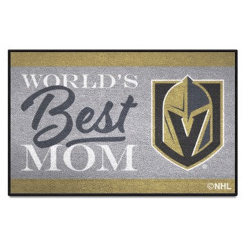 Wholesale-Vegas Golden Knights Starter Mat - World's Best Mom NHL Accent Rug - 19" x 30" SKU: 34166