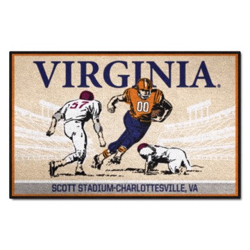 Wholesale-Virginia Cavaliers Starter Mat - Ticket 19"x30" SKU: 28115