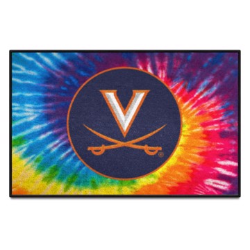 Wholesale-Virginia Cavaliers Starter Mat - Tie Dye 19"x30" SKU: 34077