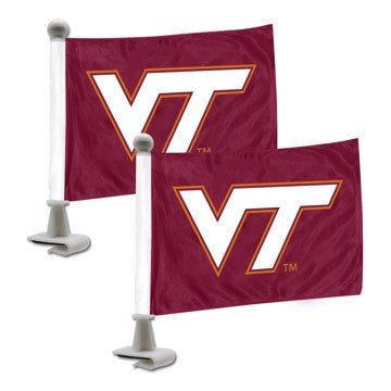 Wholesale-Virginia Tech Ambassador Flags Virginia Tech Ambassador Flags 4” x 6” - "VT" Primary Logo SKU: 61935