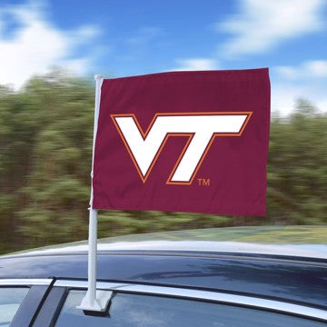 Wholesale-Virginia Tech Car Flag Virginia Tech Car Flag 11" x 14" SKU: 26130