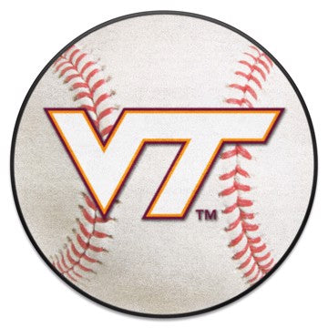 Wholesale-Virginia Tech Hokies Baseball Mat 27" diameter SKU: 4584