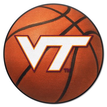 Wholesale-Virginia Tech Hokies Basketball Mat 27" diameter SKU: 4585