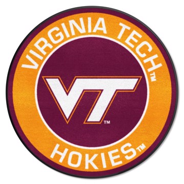 Wholesale-Virginia Tech Hokies Roundel Mat 27" diameter SKU: 18646