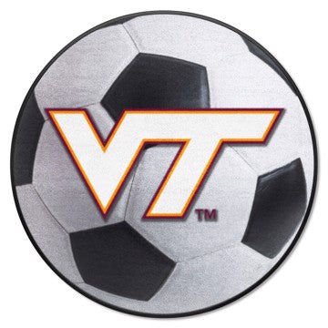 Wholesale-Virginia Tech Hokies Soccer Ball Mat 27" diameter SKU: 4583