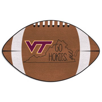 Wholesale-Virginia Tech Hokies Southern Style Football Mat 20.5"x32.5" SKU: 21236