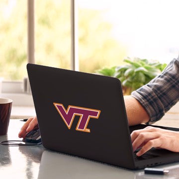 Wholesale-Virginia Tech Matte Decal Virginia Tech Matte Decal 5” x 6.25” - "VT" Logo SKU: 61298