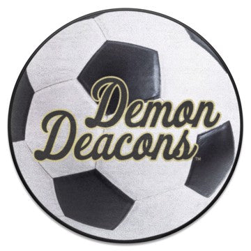 Wholesale-Wake Forest Demon Deacons Soccer Ball Mat 27" diameter SKU: 35945