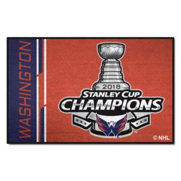 Wholesale-Washington Capitals Championship Starter Mat NHL Accent Rug - 19" x 30" SKU: 25295