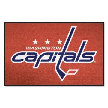 Wholesale-Washington Capitals Starter Mat NHL Accent Rug - 19" x 30" SKU: 10557