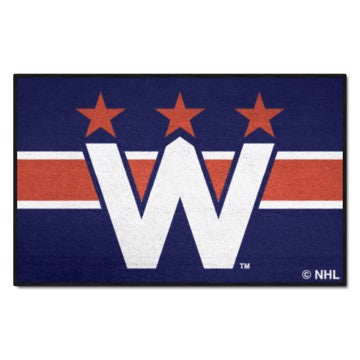 Wholesale-Washington Capitals Starter - Uniform Alternate Jersey NHL Accent Rug - 19" x 30" SKU: 31953