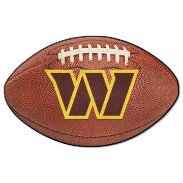 Wholesale-Washington Commanders Football Mat NFL Accent Rug - Shaped - 20.5" x 32.5" SKU: 5871
