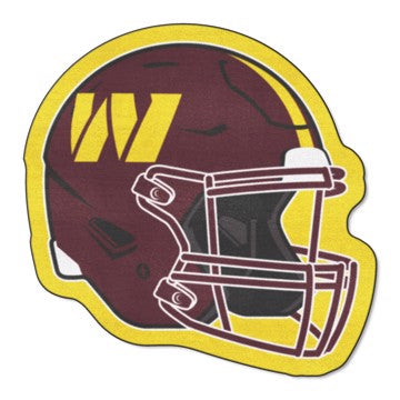 Wholesale-Washington Commanders Mascot Mat - Helmet NFL Accent Rug - Approximately 36" x 36" SKU: 31757
