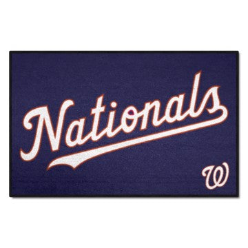 Wholesale-Washington Nationals Starter Mat MLB Accent Rug - 19" x 30" SKU: 29081