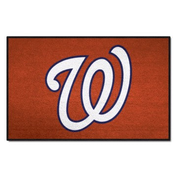 Wholesale-Washington Nationals Starter Mat MLB Accent Rug - 19" x 30" SKU: 6460
