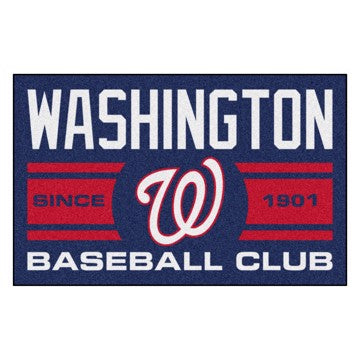 Wholesale-Washington Nationals Starter Mat - Uniform MLB Accent Rug - 19" x 30" SKU: 29101