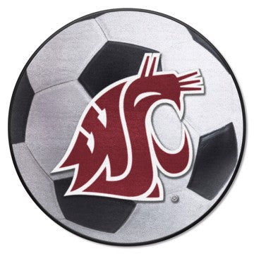 Wholesale-Washington State Cougars Soccer Ball Mat 27" diameter SKU: 628