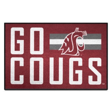 Wholesale-Washington State Cougars Starter - Slogan 19"x30" SKU: 33458