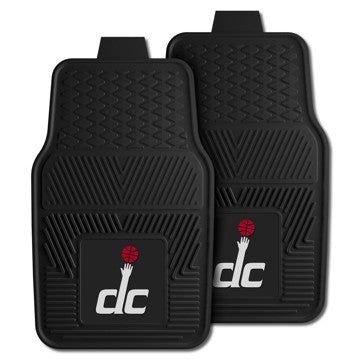 Wholesale-Washington Wizards 2-pc Vinyl Car Mat Set NBA Auto Floor Mat - 2 piece Set - 17" x 27" SKU: 9438