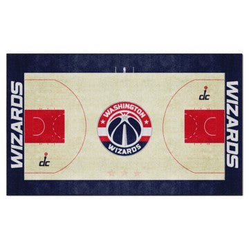 Wholesale-Washington Wizards 6X10 Plush NBA Plush Area Rug - 70" x 117" SKU: 34458