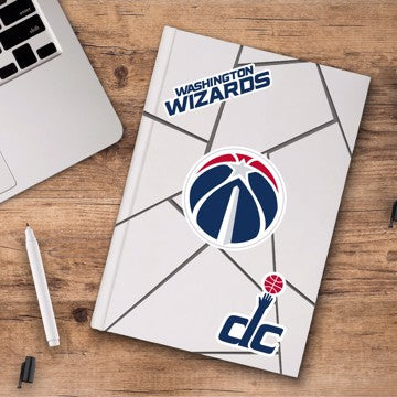 Wholesale-Washington Wizards Decal 3-pk NBA 3 Piece - 5” x 6.25” (total) SKU: 63289