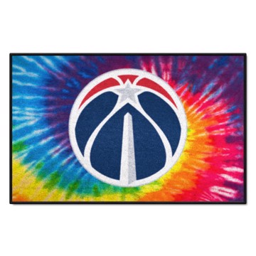 Wholesale-Washington Wizards Starter Mat - Tie Dye NBA Accent Rug - 19" x 30" SKU: 34425