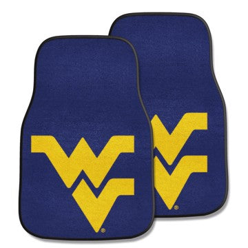 Wholesale-West Virginia Mountaineers 2-pc Carpet Car Mat Set 17in. x 27in. - 2 Pieces SKU: 5511