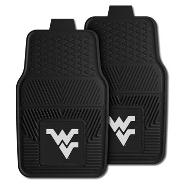 Wholesale-West Virginia Mountaineers 2-pc Vinyl Car Mat Set 17in. x 27in. - 2 Pieces SKU: 8924