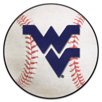 Wholesale-West Virginia Mountaineers Baseball Mat 27" diameter SKU: 2459