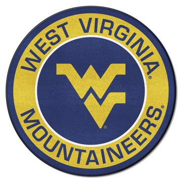 Wholesale-West Virginia Mountaineers Roundel Mat 27" diameter SKU: 18648