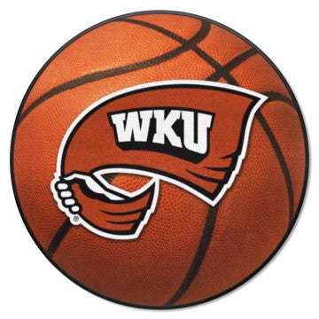 Wholesale-Western Kentucky Hilltoppers Basketball Mat 27" diameter SKU: 1331