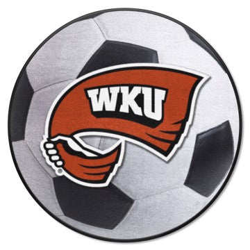 Wholesale-Western Kentucky Hilltoppers Soccer Ball Mat 27" diameter SKU: 1326