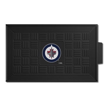 Wholesale-Winnipeg Jets Medallion Door Mat NHL Outdoor Door Mat - 19.5" x 31" SKU: 11480