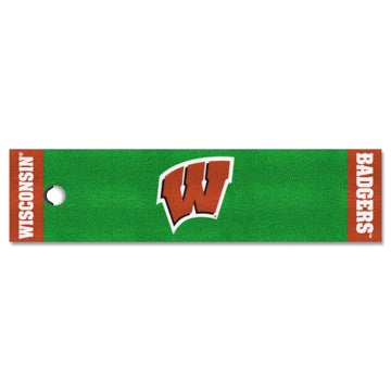 Wholesale-Wisconsin Badgers Putting Green Mat 1.5ft. x 6ft. SKU: 9092