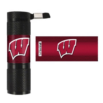 Wholesale-Wisconsin Flashlight University of Wisconsin Flashlight 7" x 6" x 1" - "W" Primary Logo SKU: 62407