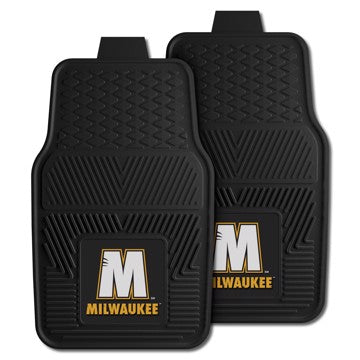 Wholesale-Wisconsin-Milwaukee Panthers 2-pc Vinyl Car Mat Set 17in. x 27in. - 2 Pieces SKU: 30606